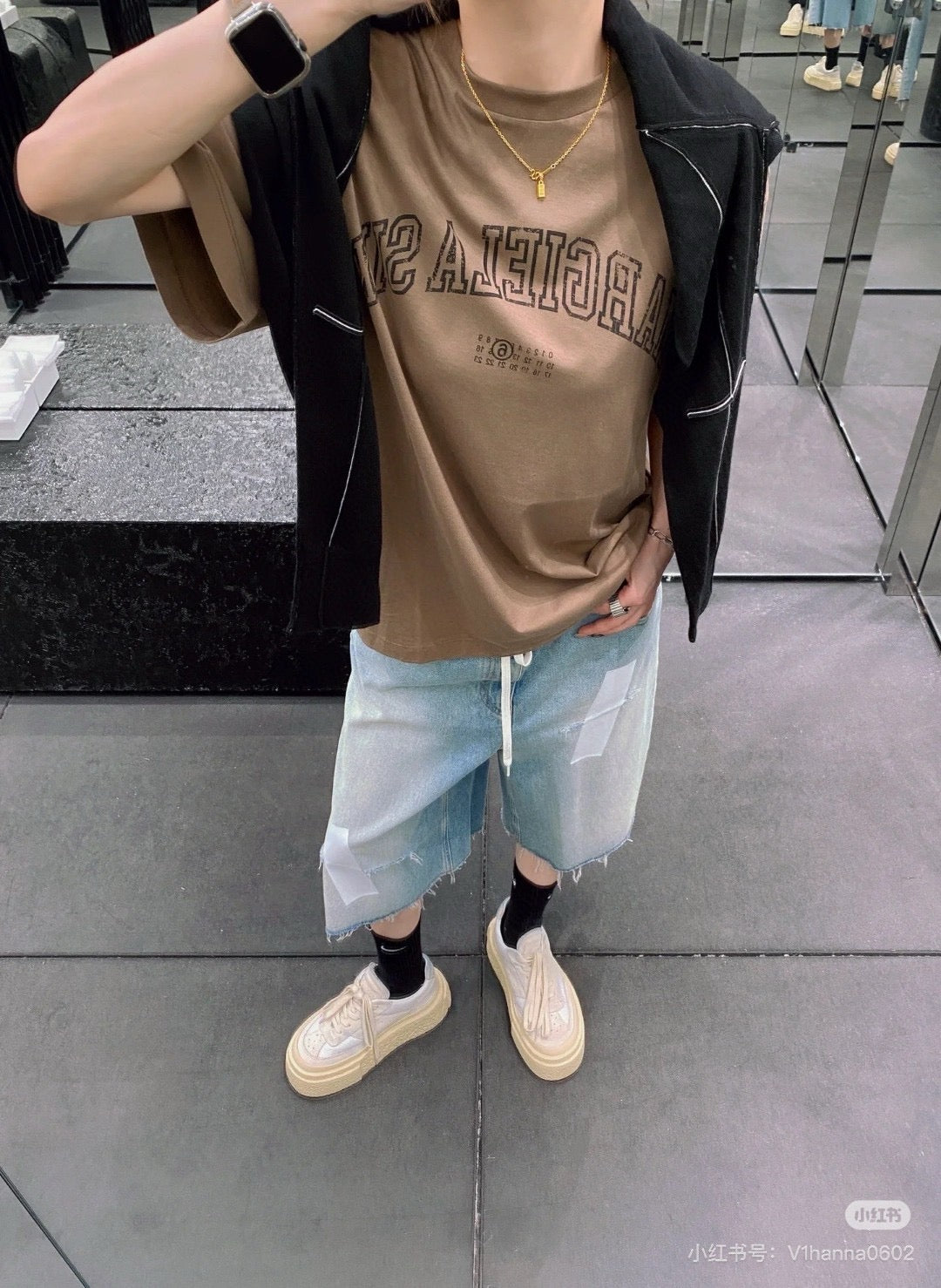 Maison Margiela MM6 logo tee