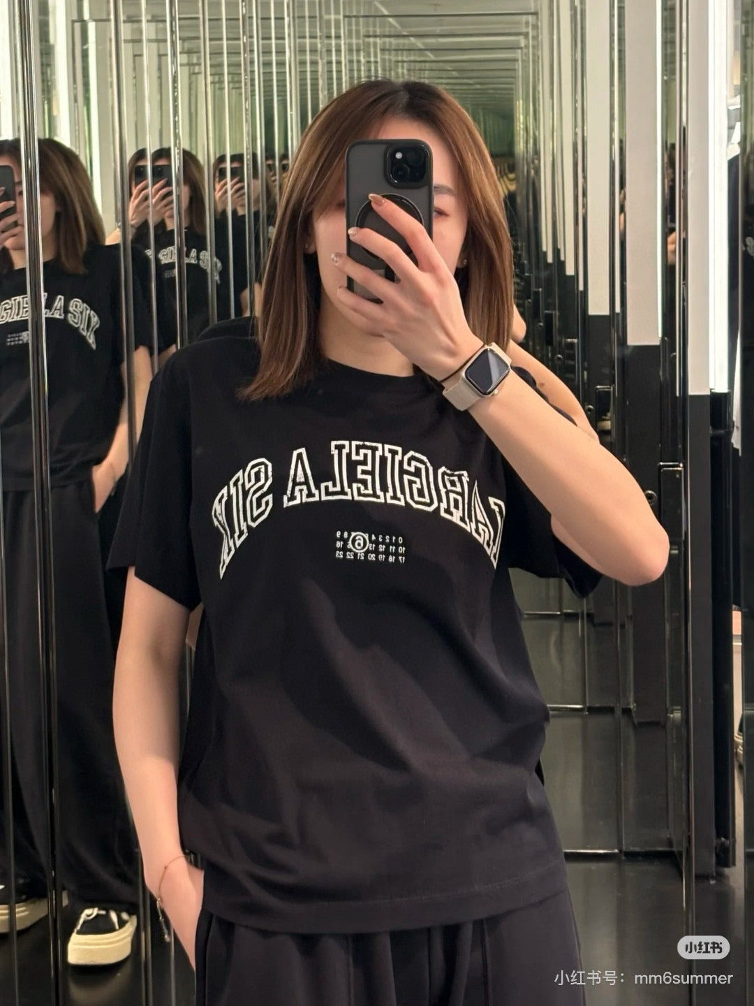 Maison Margiela MM6 logo tee