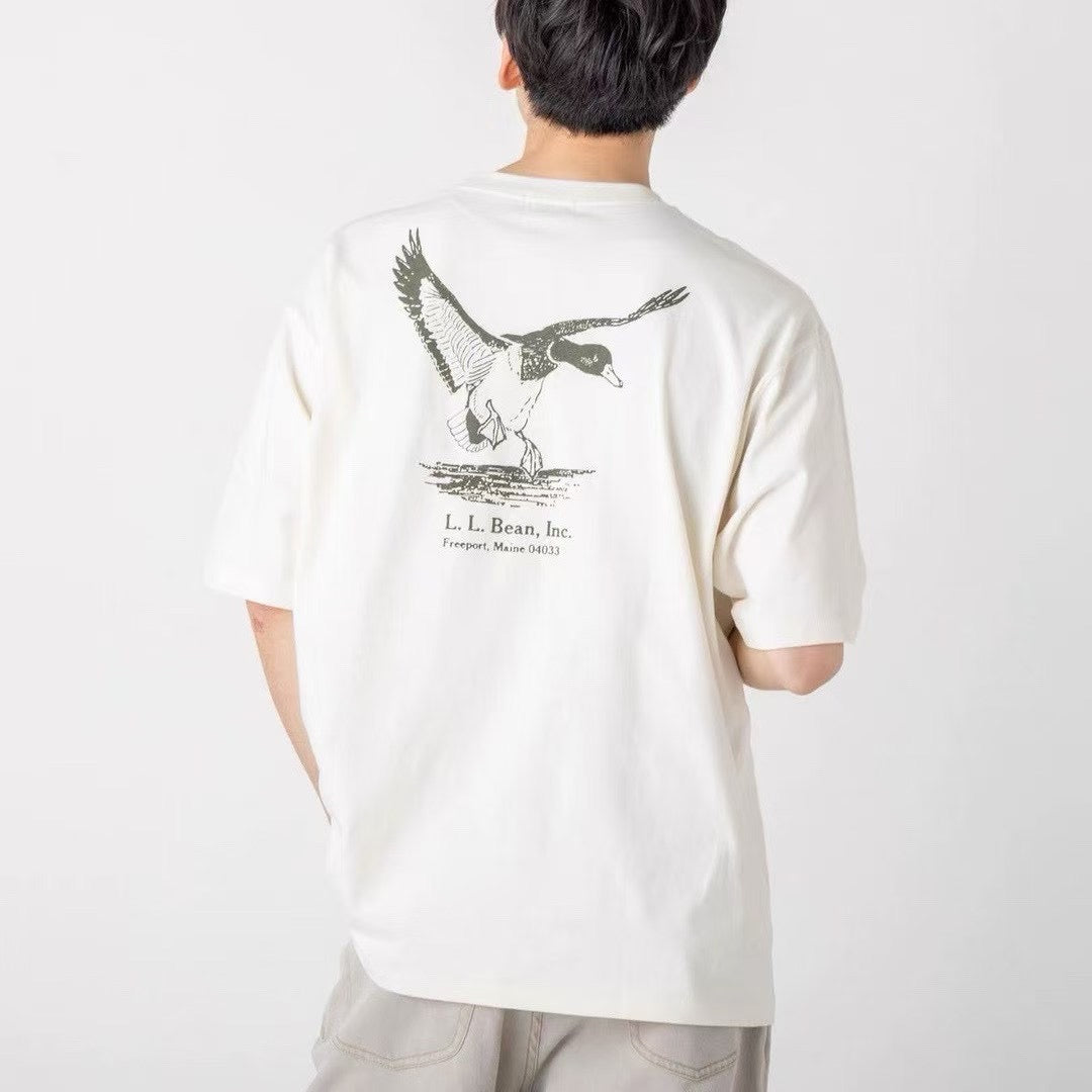 LL Bean morrill 動物短袖tee