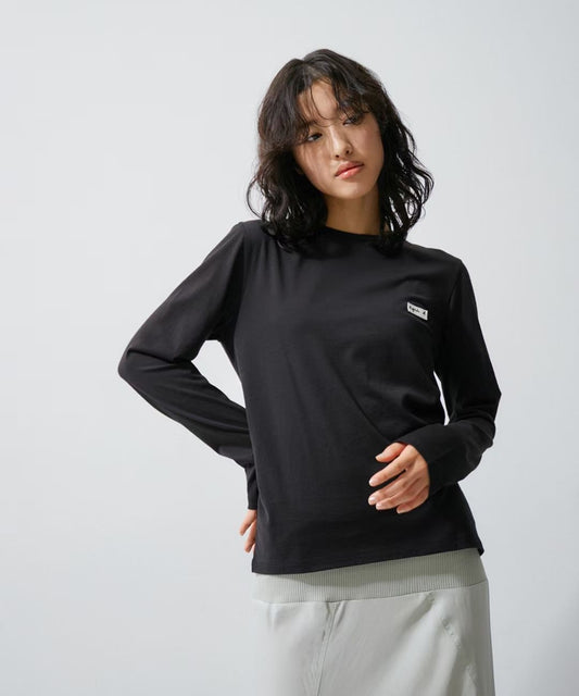 Agnes b logo長袖tee