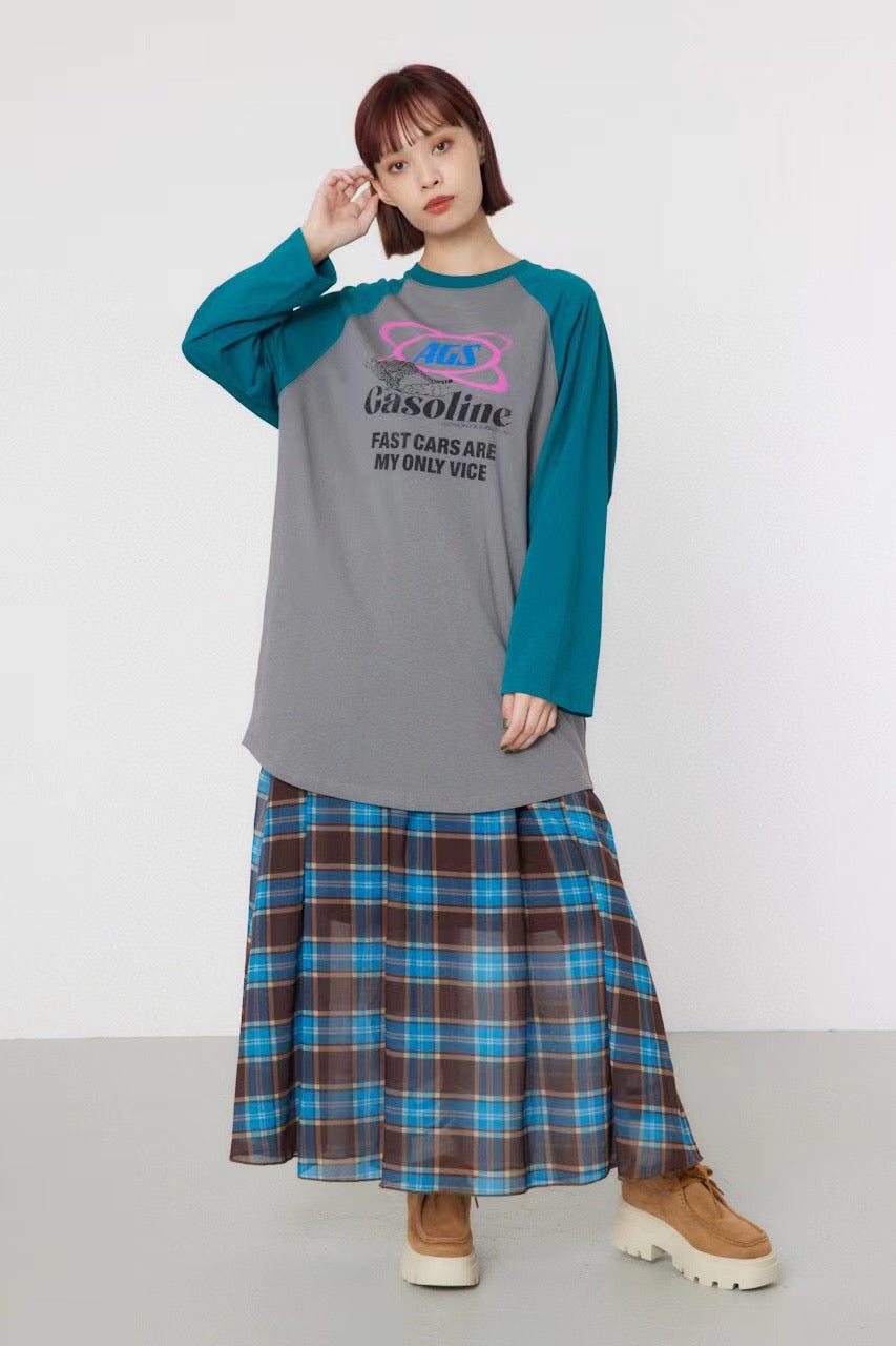 Rodeo crowns 撞色長tee