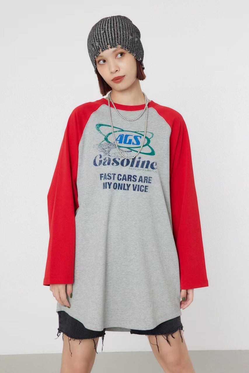 Rodeo crowns 撞色長tee