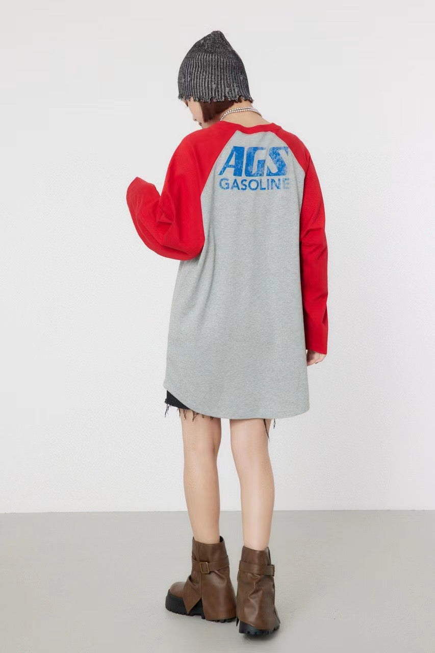 Rodeo crowns 撞色長tee