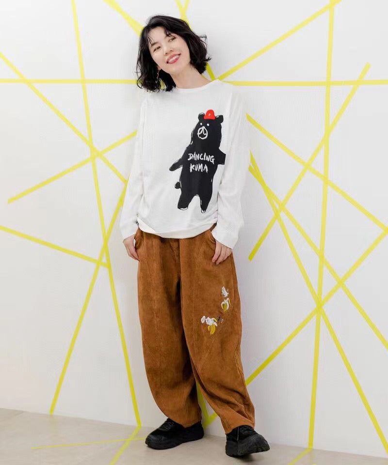 Scolar dancing Kuma bear tee