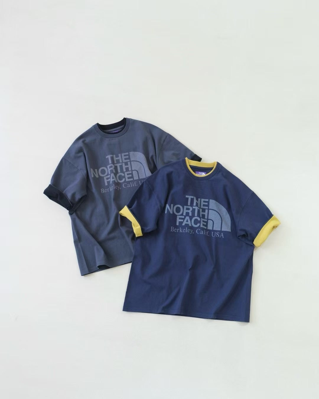 TNF 水洗logo tee