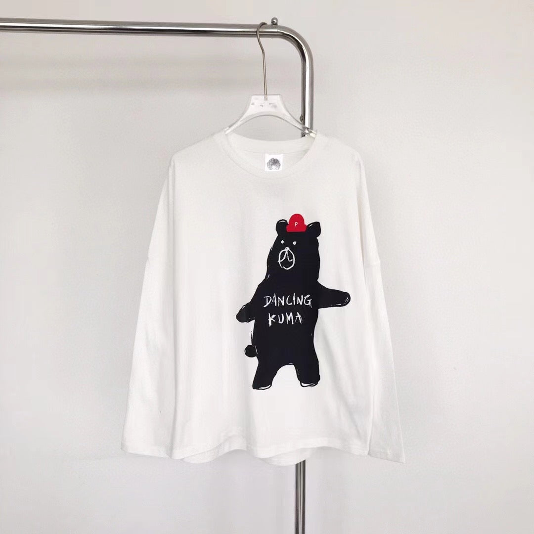Scolar dancing Kuma bear tee