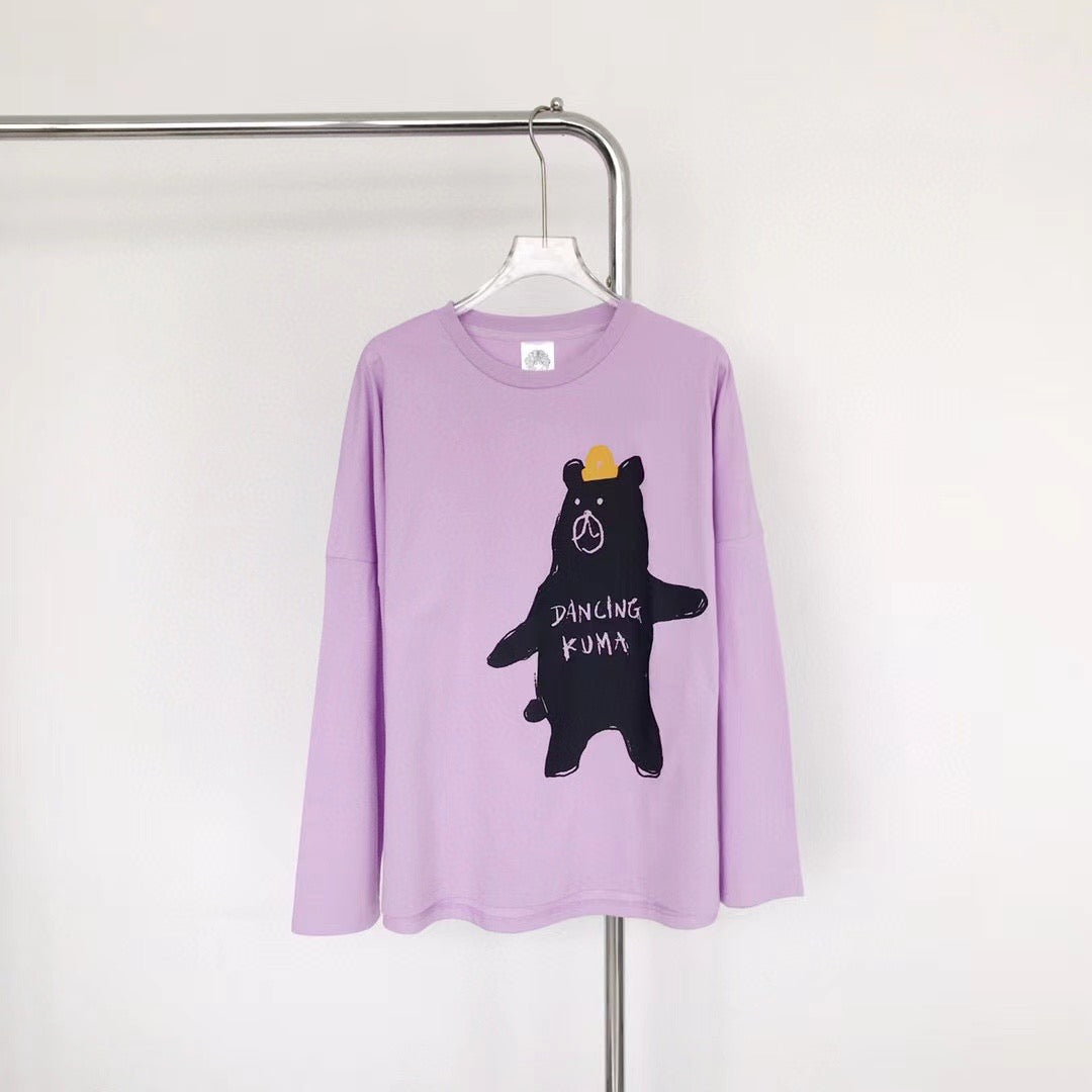 Scolar dancing Kuma bear tee