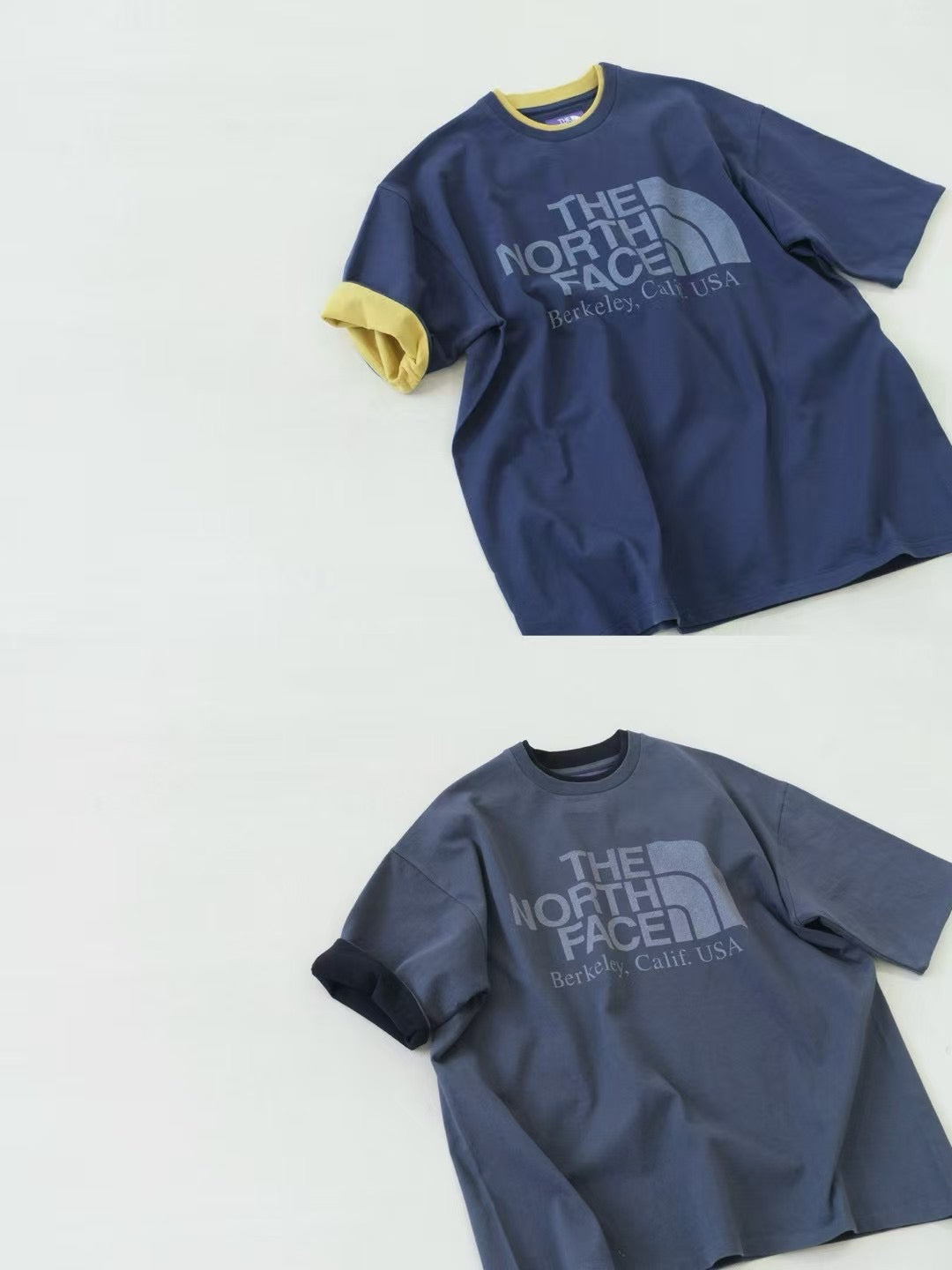 TNF 水洗logo tee