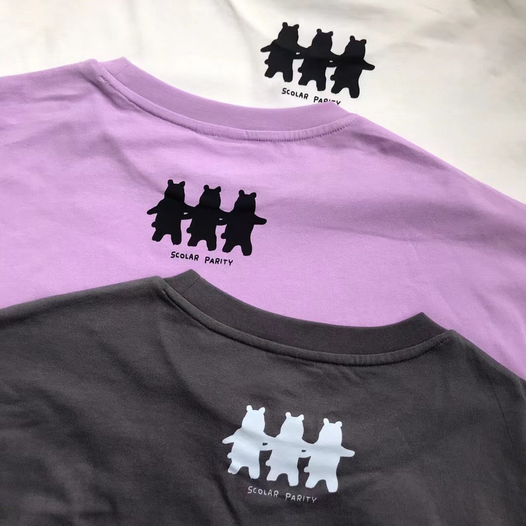Scolar dancing Kuma bear tee