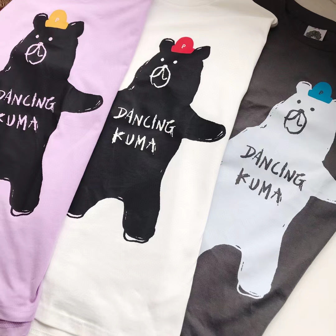 Scolar dancing Kuma bear tee