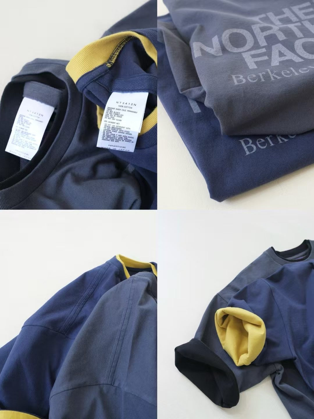TNF 水洗logo tee