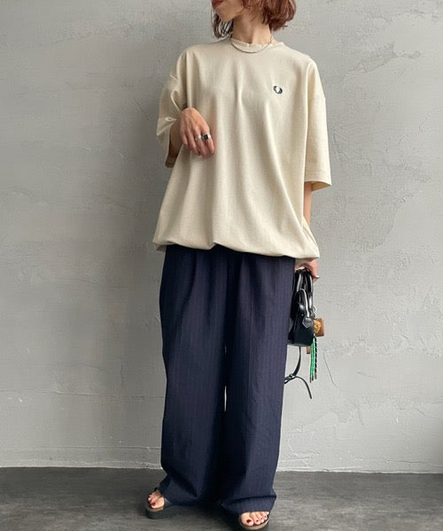 Fred perry刺繡tee