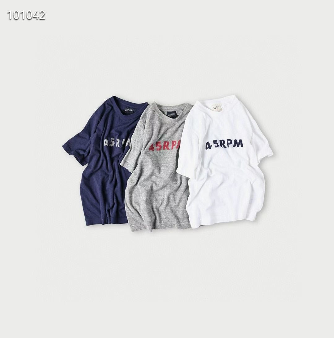 45R 字母tee