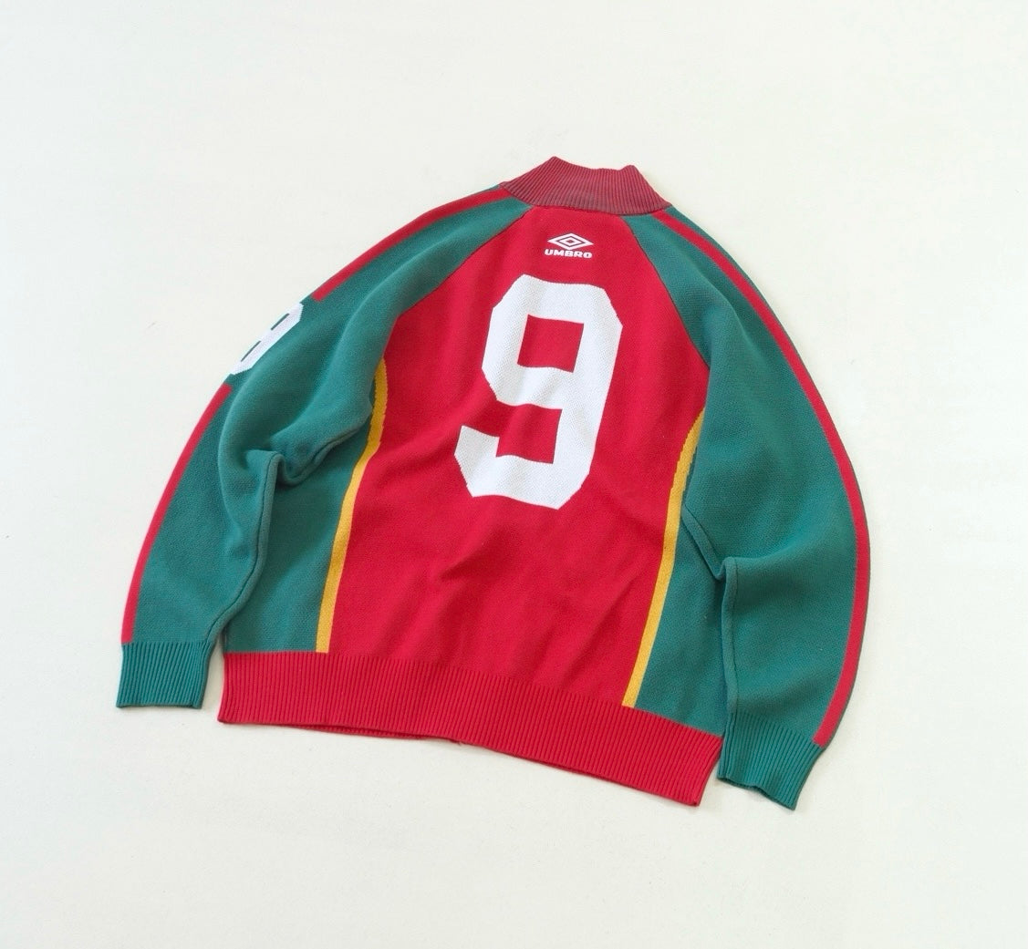 Supreme X Umbro zip up 針織jacket