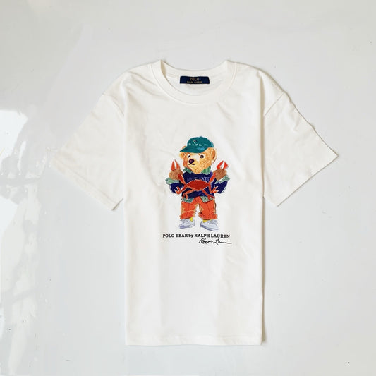 Polo bear pattern tee