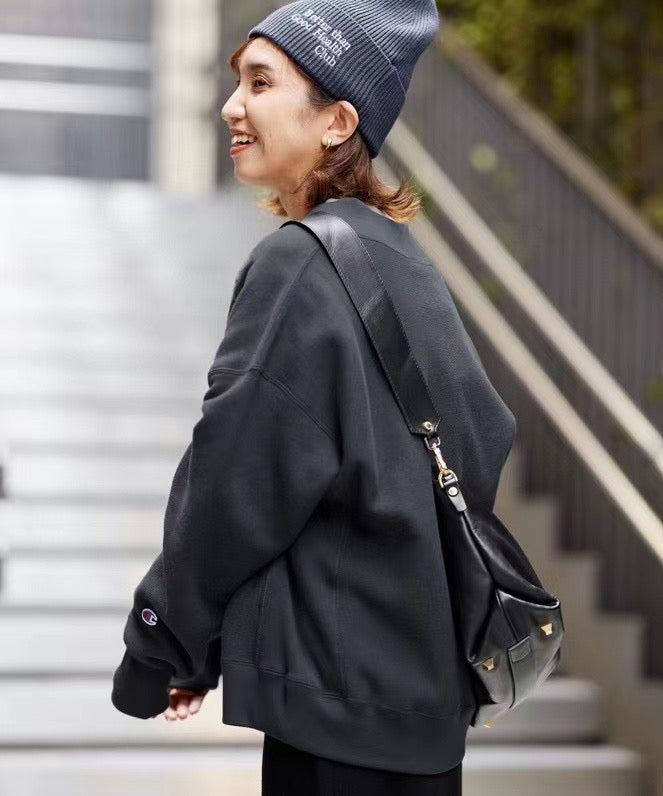 Champion 拉鏈logo 衛衣