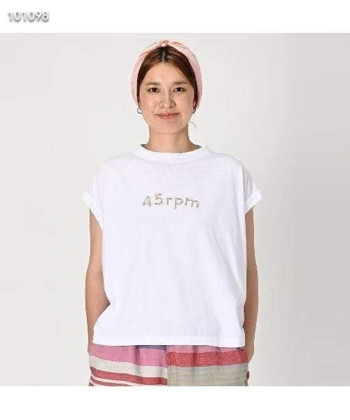 45R logo 半袖tee