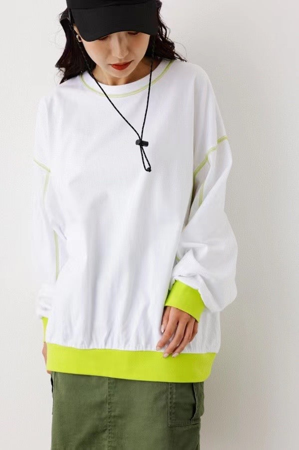 Rodeo crowns 撞色明線tee