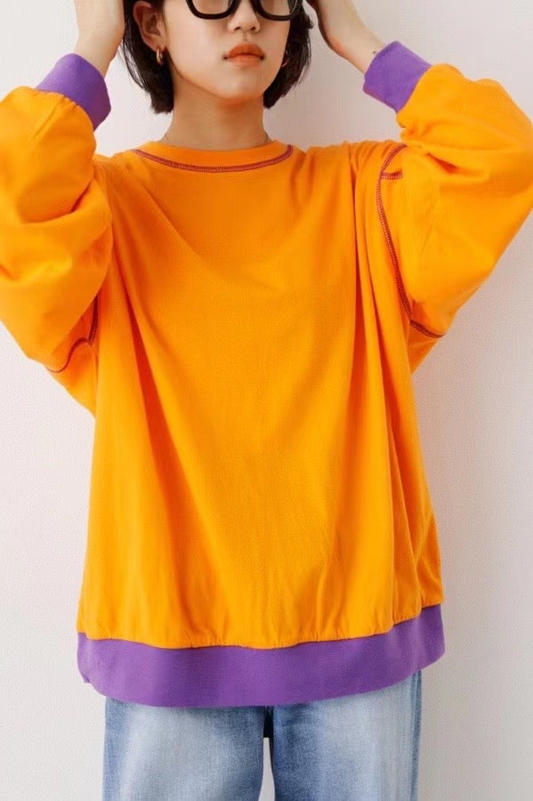 Rodeo crowns 撞色明線tee