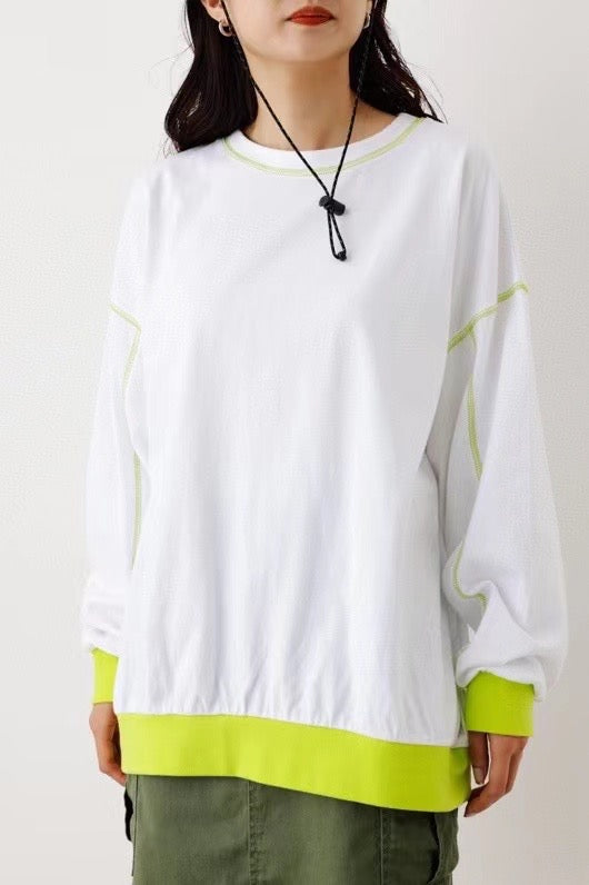 Rodeo crowns 撞色明線tee