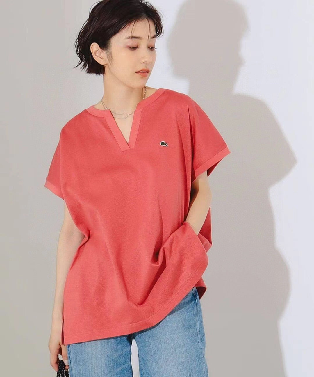 Lacoste V sharp tee