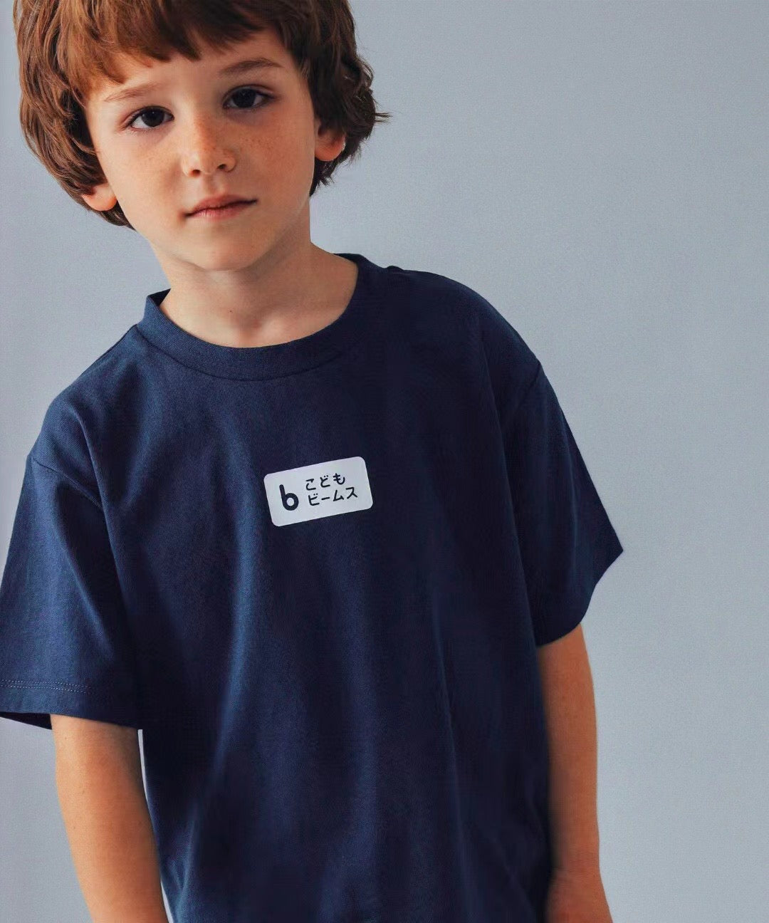 Beams boy童裝日文字母tee