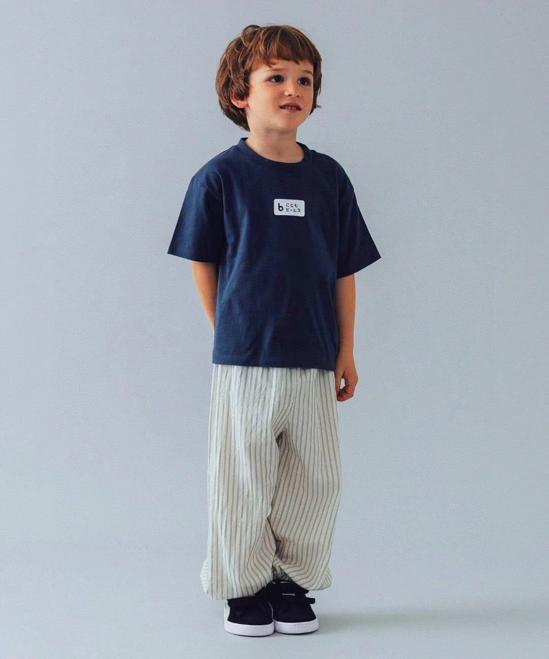 Beams boy童裝日文字母tee