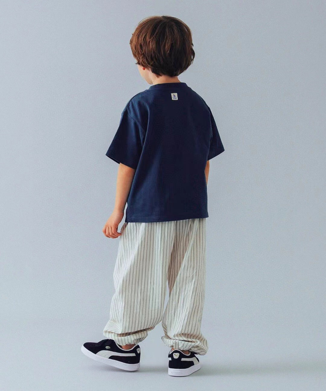 Beams boy童裝日文字母tee