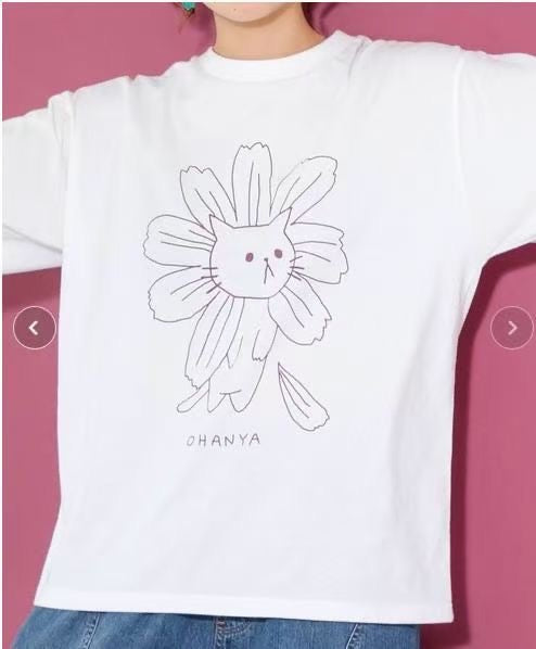 Scolar貓咪印花tee