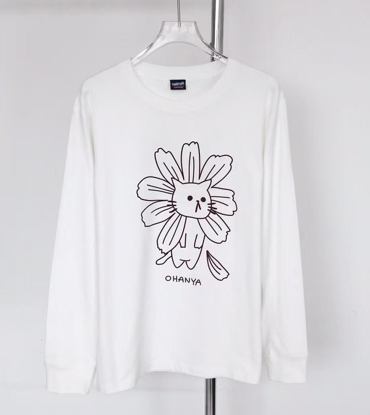 Scolar貓咪印花tee
