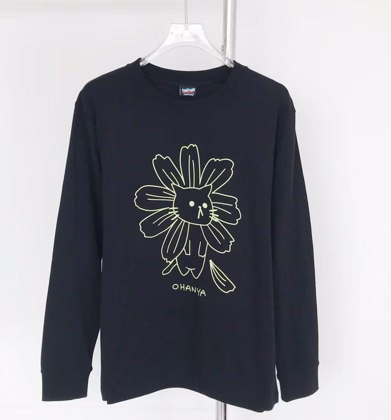 Scolar貓咪印花tee