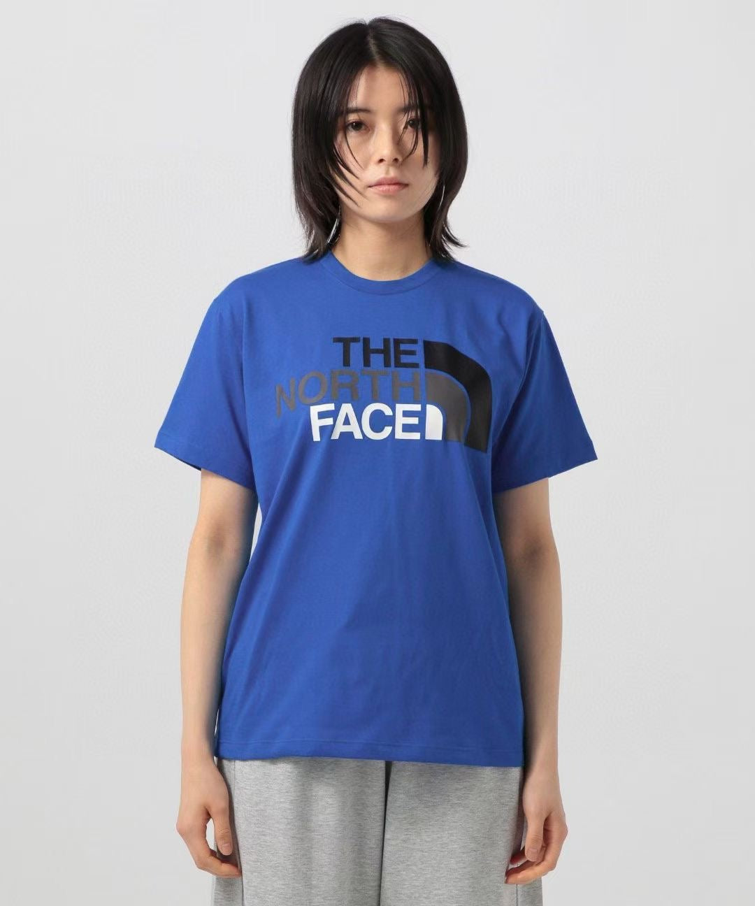 The north face logo tee