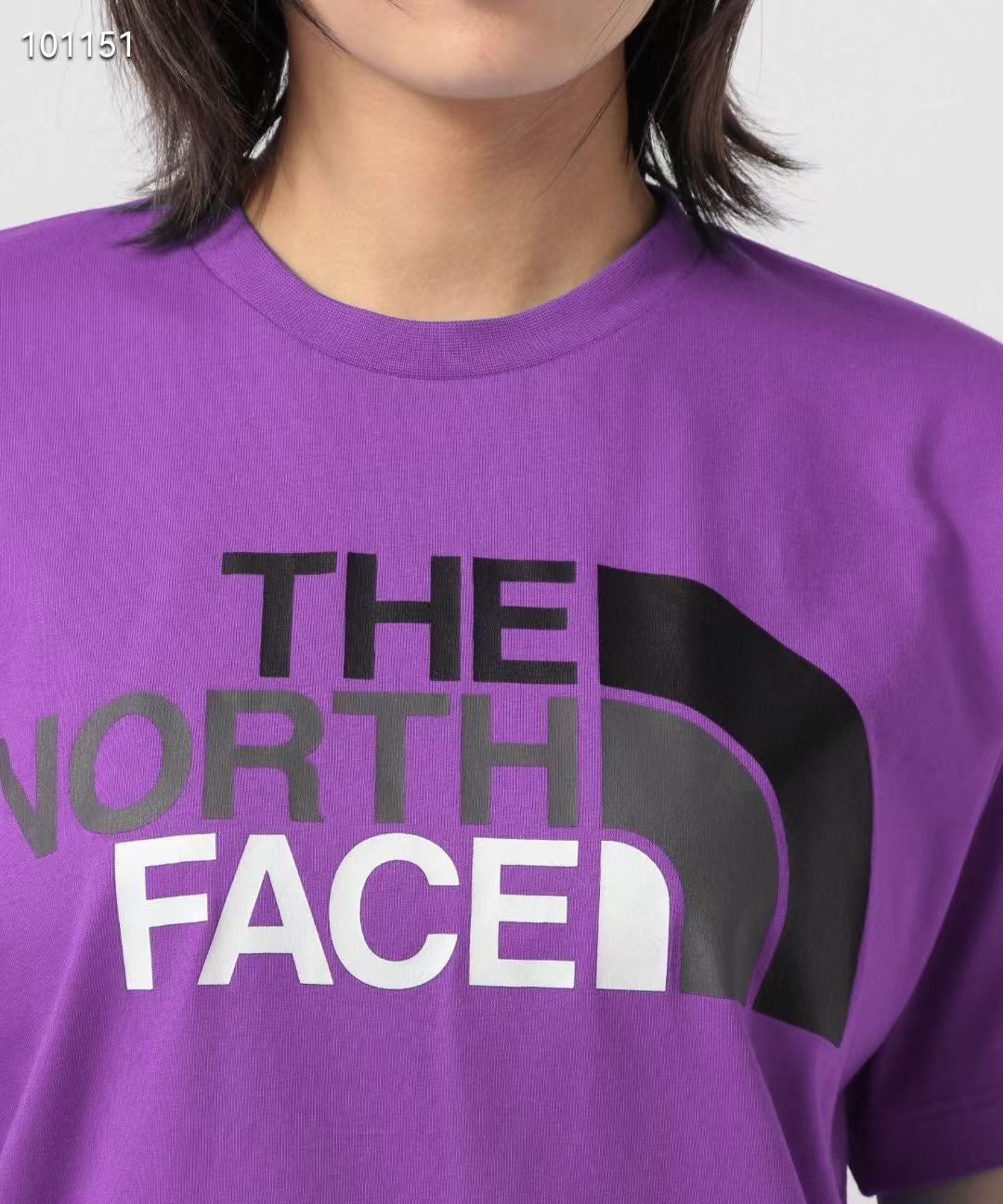 The north face logo tee