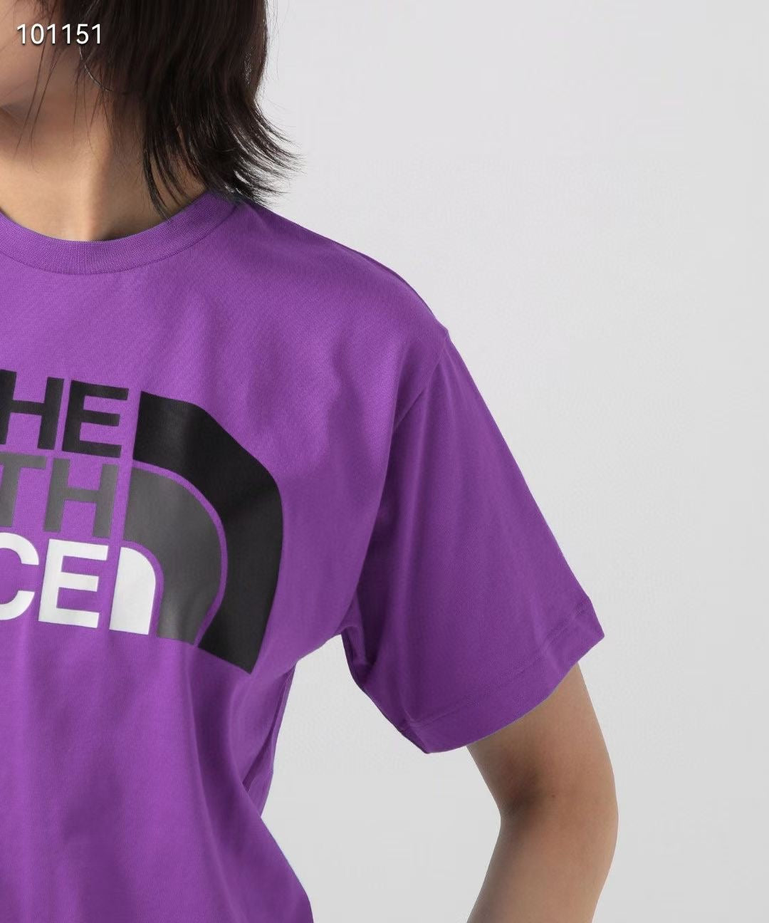 The north face logo tee