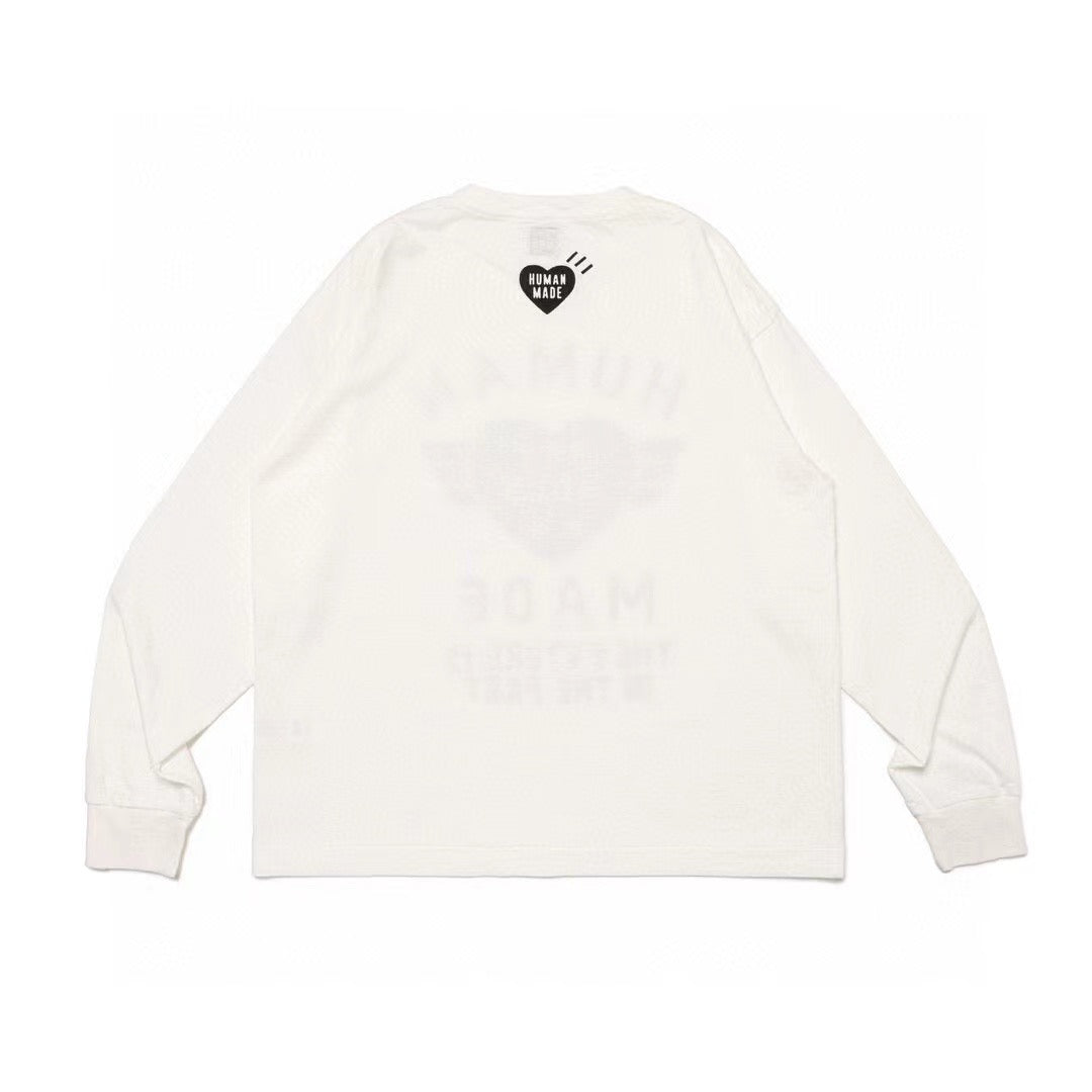 Human made logo 長袖tee