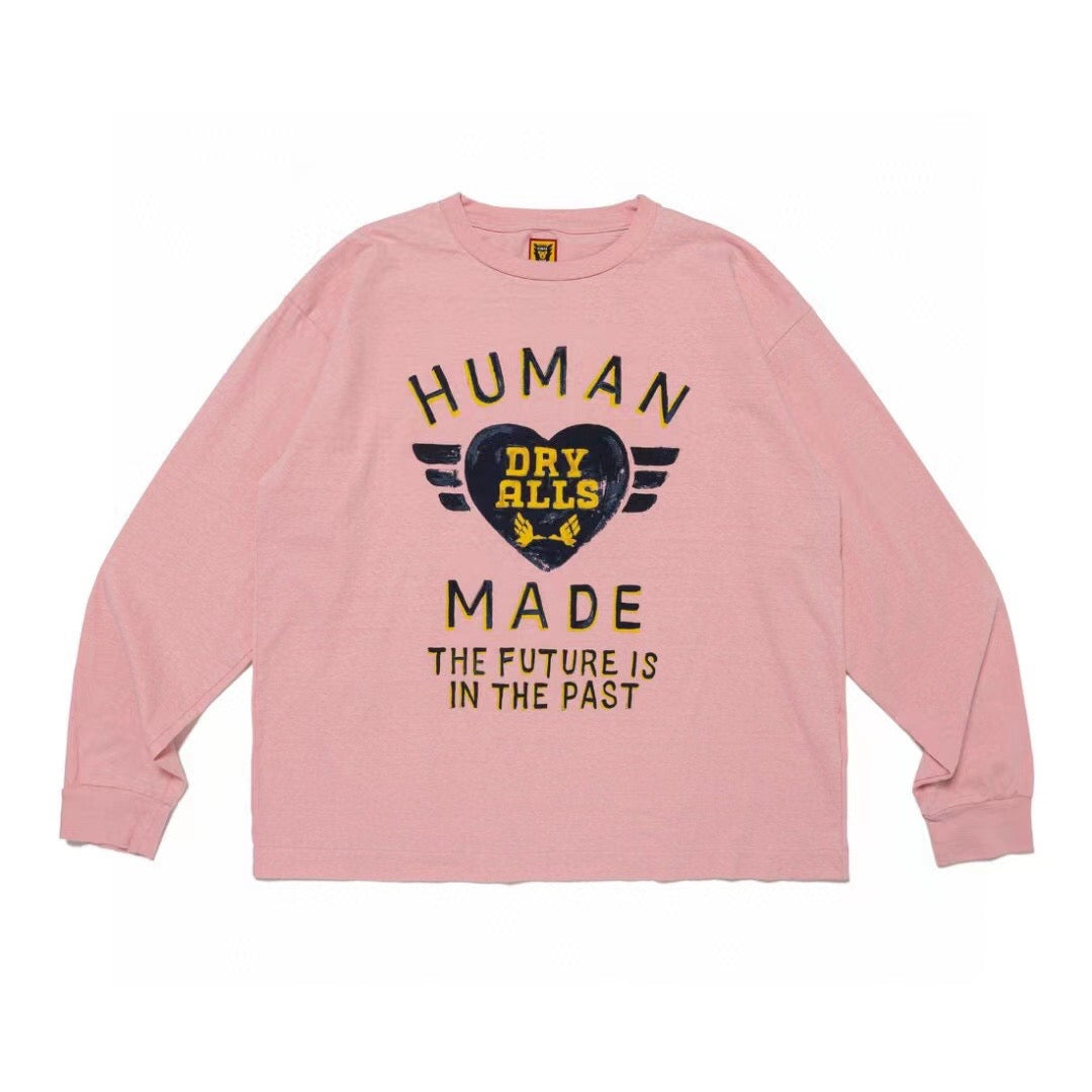 Human made logo 長袖tee