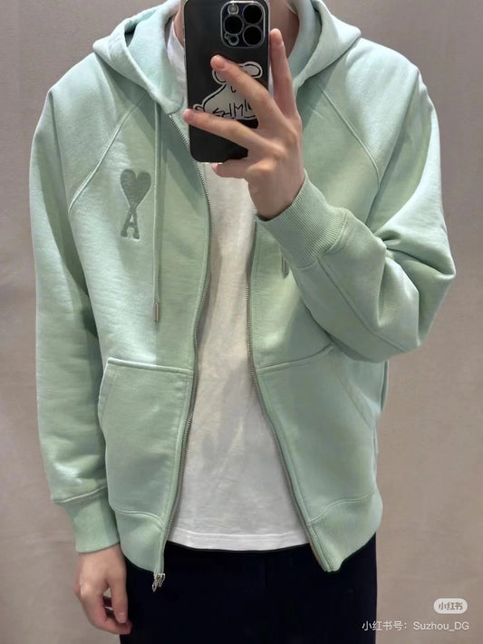 Ami hoodies zip jacket