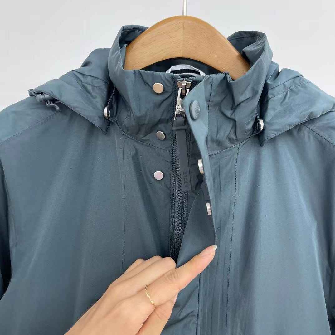 Aigle 男裝Gore tex防水有帽外套
