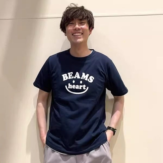 Beams heart smile tee