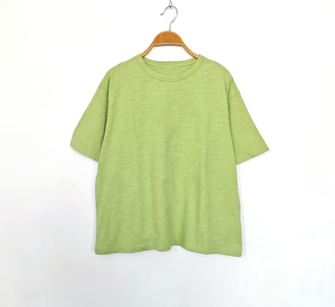45R colourful淨色tee