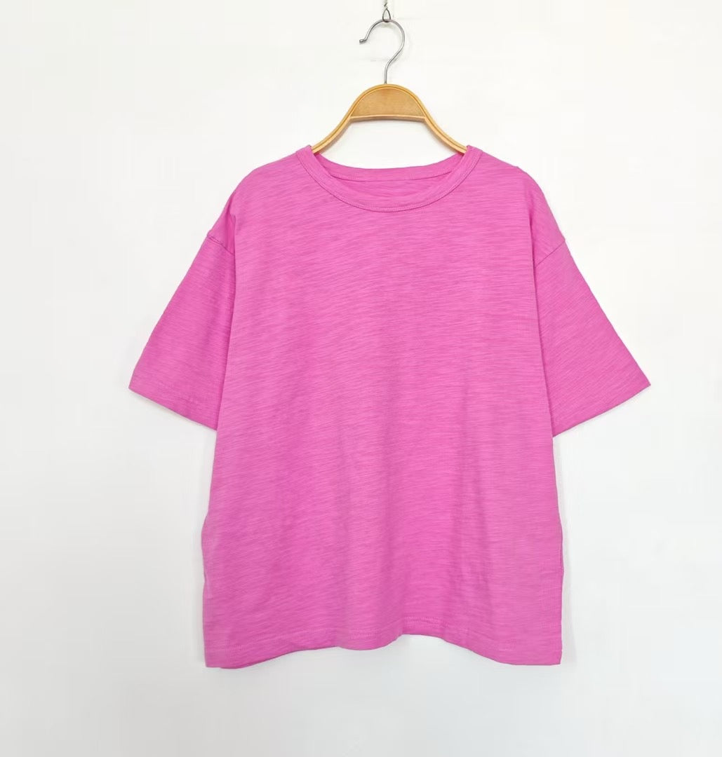 45R colourful淨色tee
