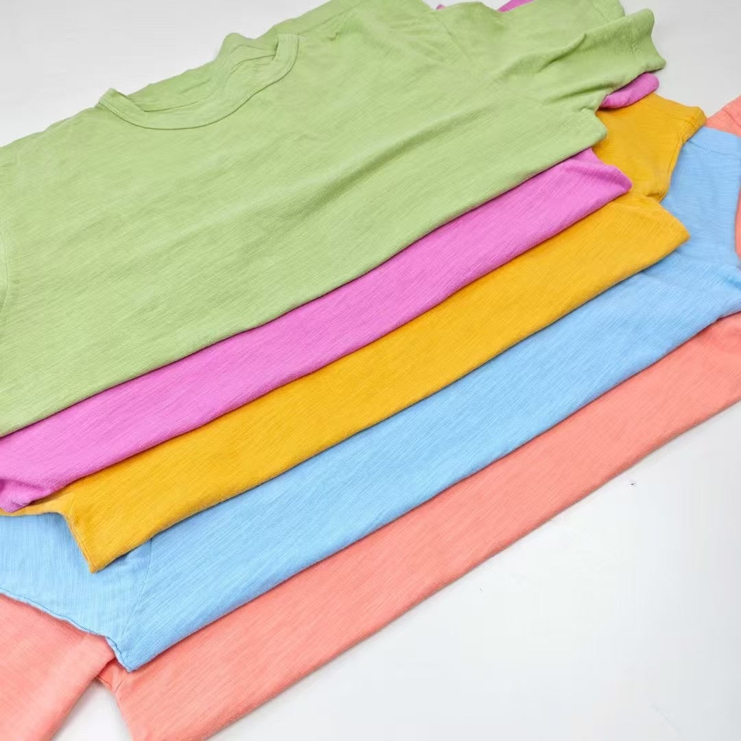 45R colourful淨色tee