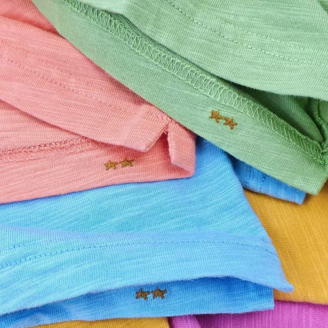 45R colourful淨色tee
