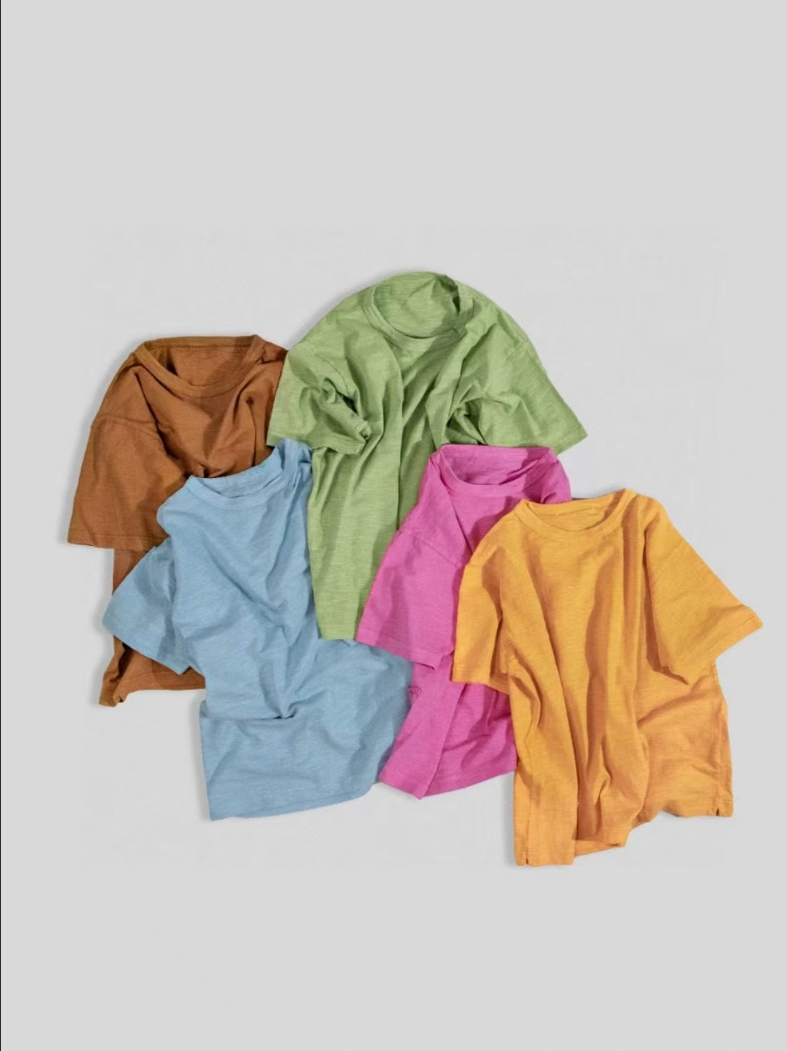 45R colourful淨色tee