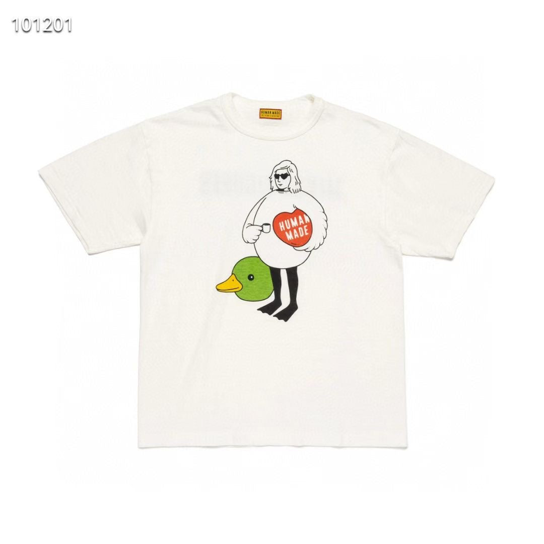 Human made心心鴨仔tee