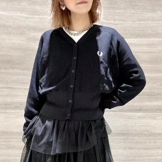 Fred perry針織cardigan