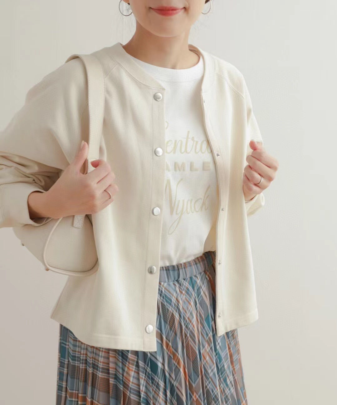 日單鈕扣Cardigan