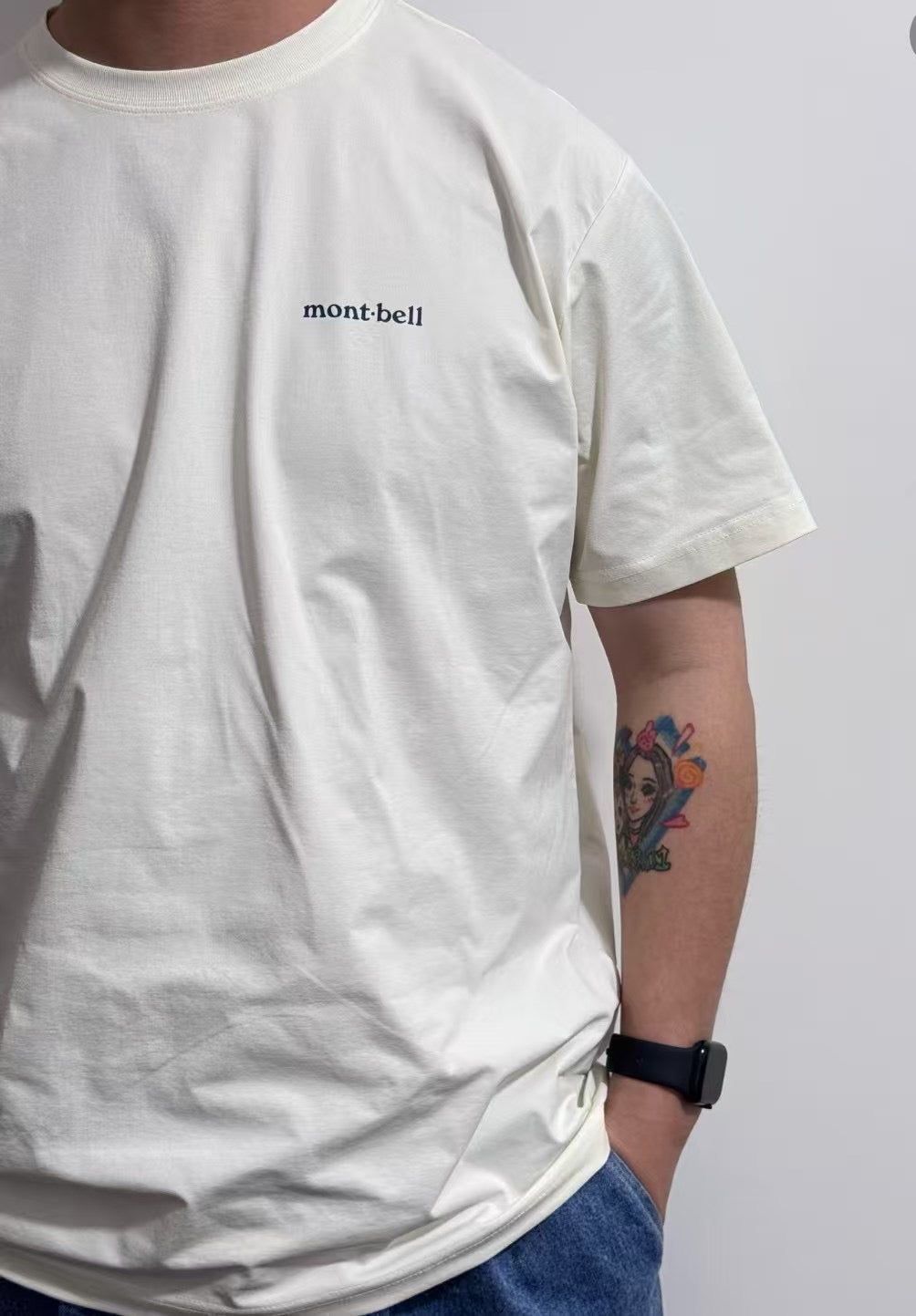 Mont bell logo tee
