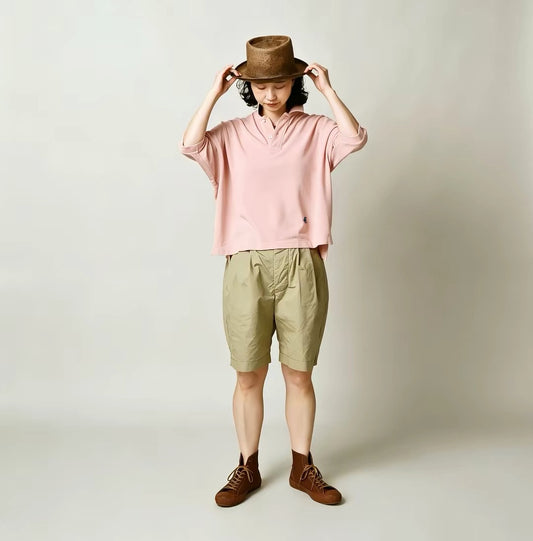 45R 5分袖polo shirt