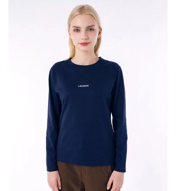 Lacoste 刺繡長袖tee
